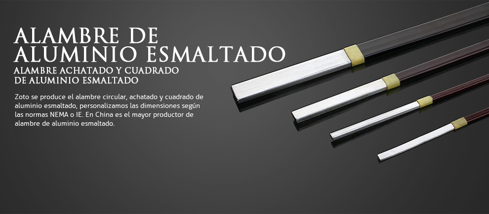 Alambre de aluminio esmaltado